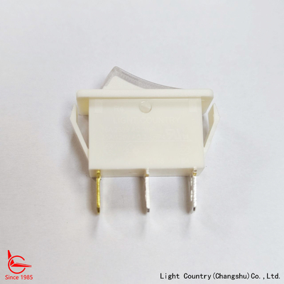 공장 고품질 흰색 LED 조명 로커 스위치, R4, 33x15mm, ON-OFF, 20A 125V