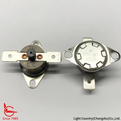 산업용 KSD301 수동 리셋 열 스위치 PPS 케이스 UL CUL VDE CQC 진공용